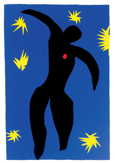 Icarus by Henri Matisse Greetings Card - Click Image to Close